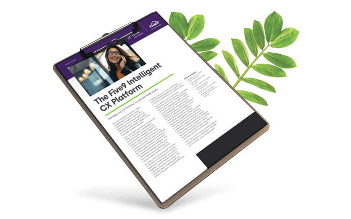 Five9 Intelligent CX Platform Asset Image