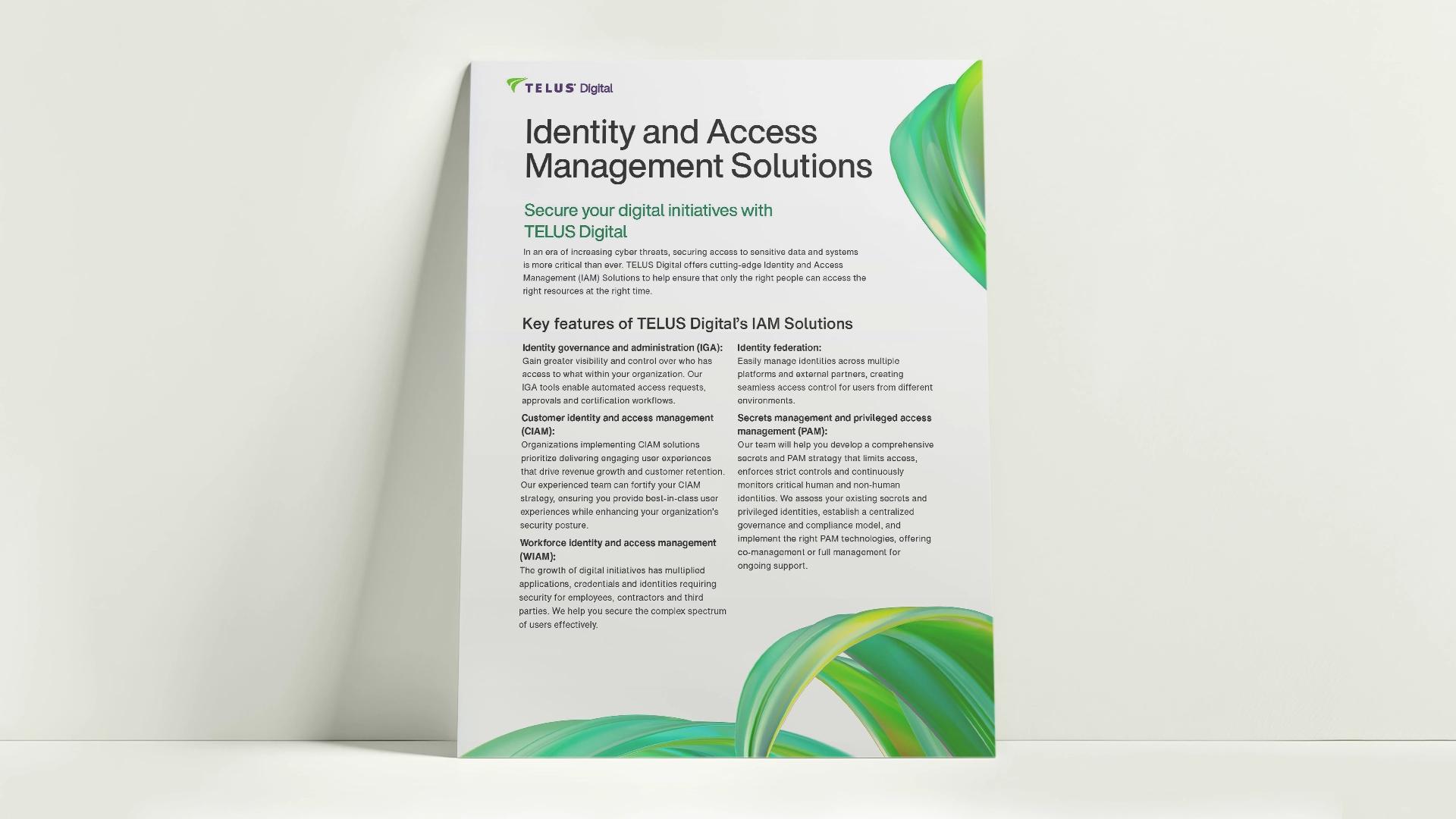 TDX 20251003 Identity and Access Management Solutions