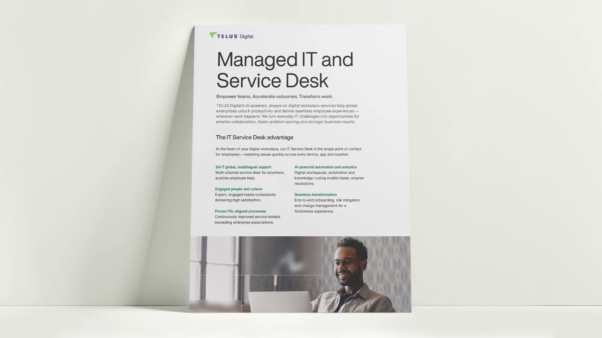 Managed IT and Service Desk Brochure
