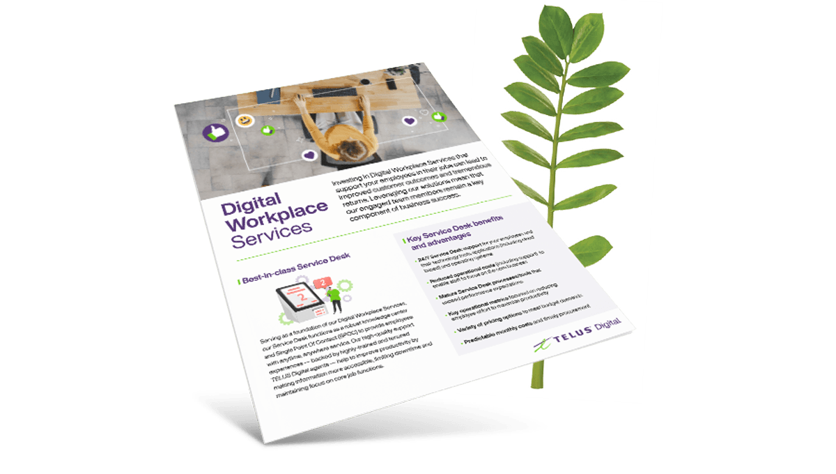 Digital Workplace Services TELUS Digital