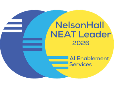 NelsonHall NEAT Leader for AI Enablement Services 2026