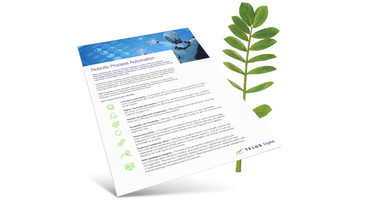 Robotic process automation brochure thumbnail