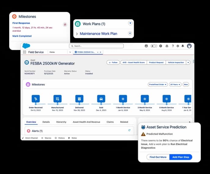 Field-Service foreground asset