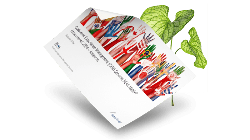 Everest Group Peak Matrix for CXM Americas 2024 - Card Image