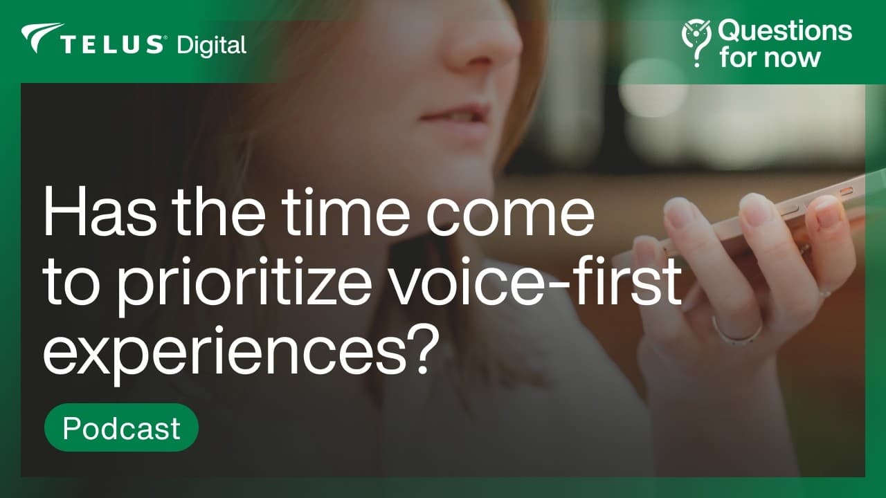 Questions for now voice technology image