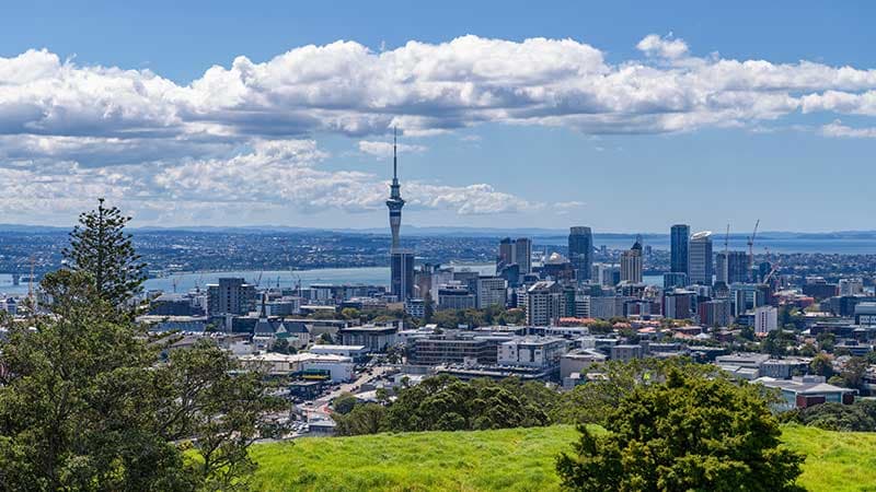 Image of Auckland, New Zealand skyline.