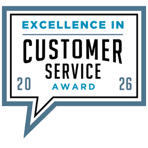 Excellence In Customer Service Award 2026 - Transparent BG