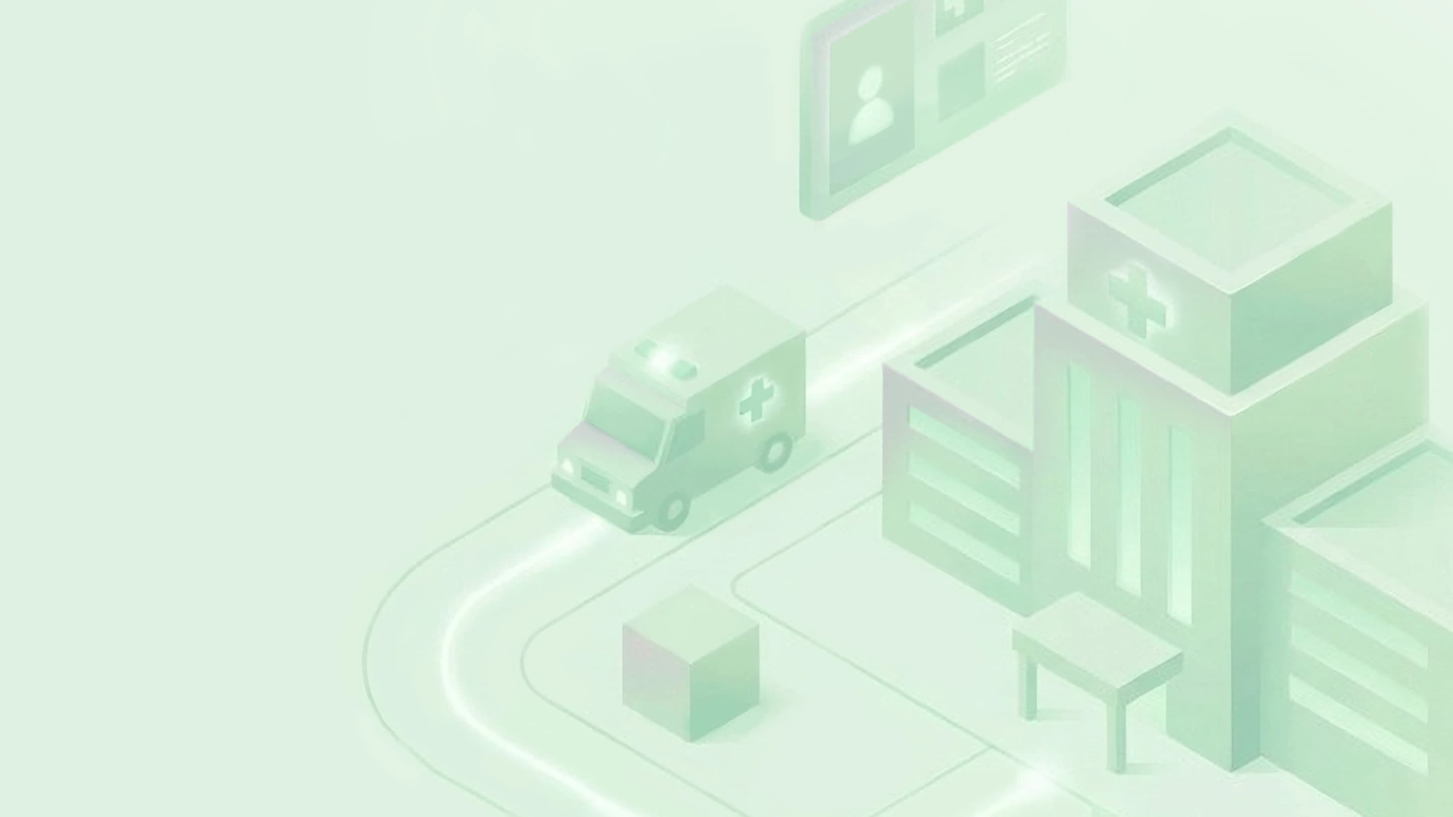 Healthcare hero — desktop